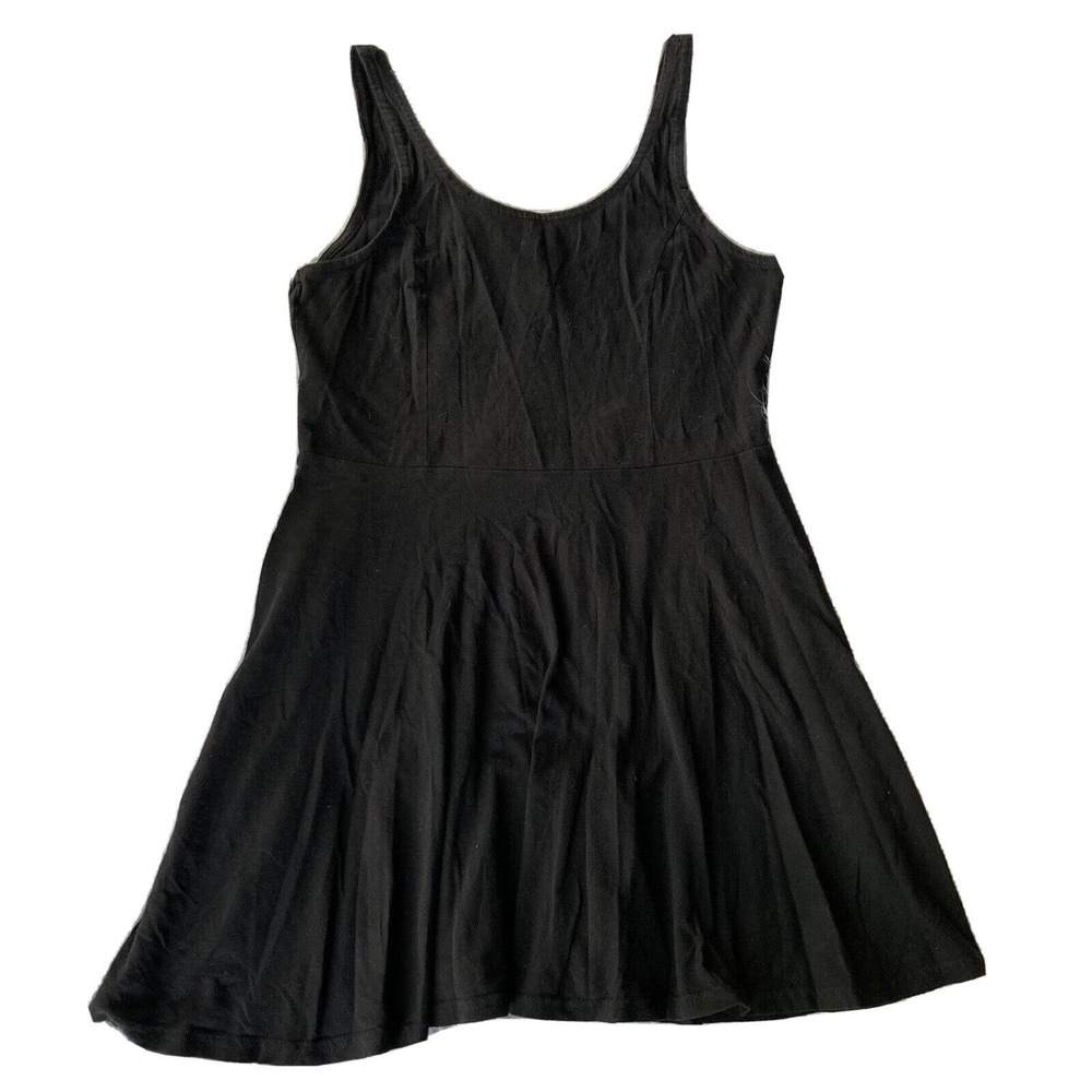 Divided by H&M Tunic Tank Top Black Womens Sz 8 Casual Summer Beach A Line Skate